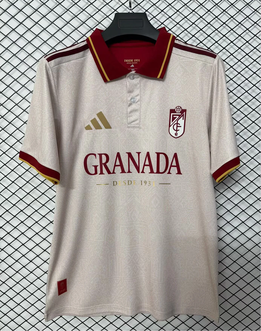 a45c4022 2026-27 Granada Street-Style Light Brown Soccer Jersey AAA - Image 1