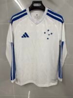 2026-2027 Cruzeiro  Away White Soccer Long sleeves Jersey AAA