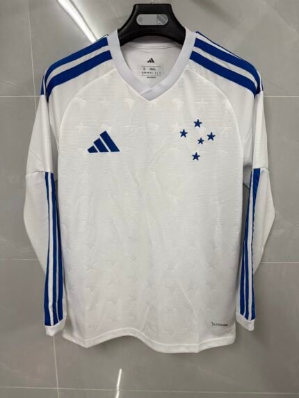 2026-2027 Cruzeiro  Away White Soccer Long sleeves Jersey AAA