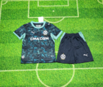 2026-2027  Olympique de Marseille Away Blue kids/youth  Soccer uniform