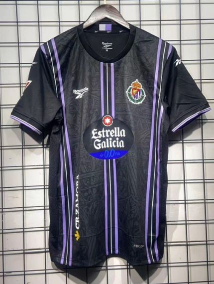 2026-27 Real Valladolid Away Black Purple Soccer Jersey AAA