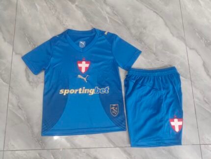 2026-2027  Palmeiras Third Away Blue kids/youth  Soccer uniform