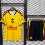 2026-2027 Club América Home Yellow Soccer Jersey Uniform