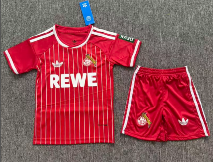 2026-2027 Koln  Away Red kids/youth  Soccer uniform
