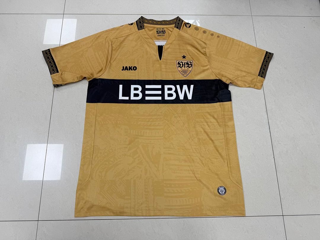 d6d48d8d 2026-2027 Stuttgart Third Away Khaki Soccer Jersey AAA - Image 1