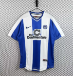 1999-2000 Retro Version Hertha BSC Home White Blue Soccer Jersey AAA