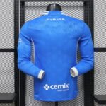 Player  Version 2026-2027 Cruz Azul Home Blue Long sleeves Soccer Jersey AAA - Image 2