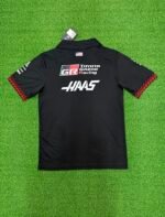 （S-5xl)2026-2027 F1 HAAZ Black  Racing Polo Suit - Image 2