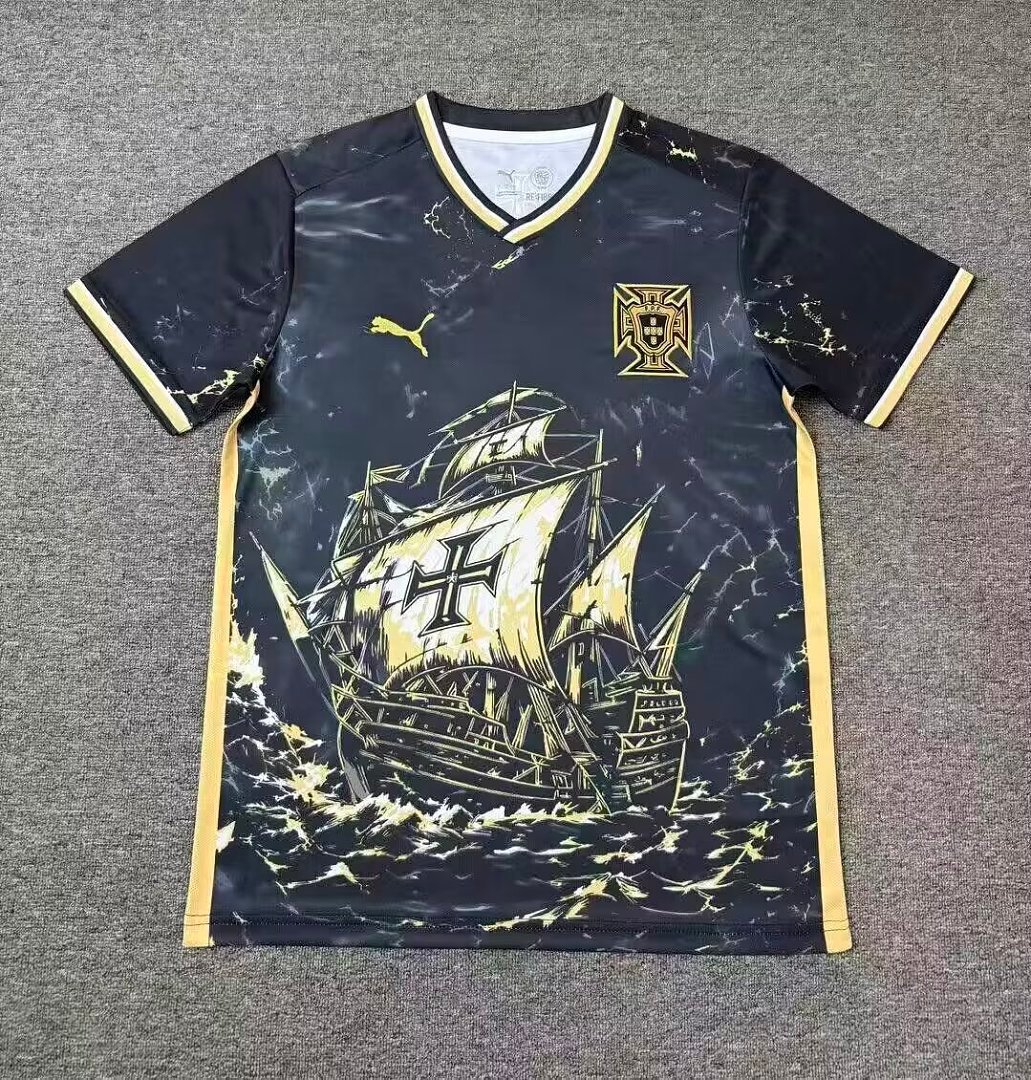 e4bde4a2 2026-2027 Special Portugal Black Soccer Jersey AAA - Image 1
