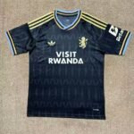 2026-2027  Aston Villa 2nd Away Black Soccer Jersey AAA