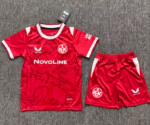 2026-2027  Kaiserslautern Home Red kids/youth  Soccer uniform
