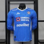 Player  Version 2026-2027 Cruz Azul Home Blue Long sleeves Soccer Jersey AAA