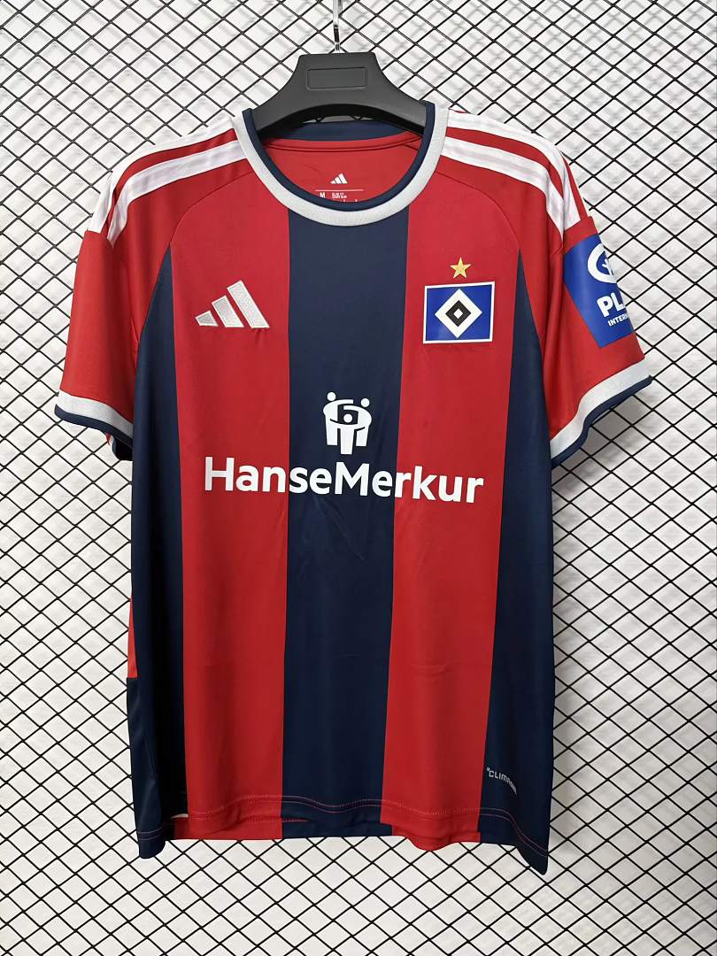 f28888f3 2026-2027 Hamburger Third Away Red Soccer Jersey AAA - Image 1