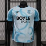 Player version 2026-2027 West Ham United 2nd Away Blue Soccer Jersey AAA