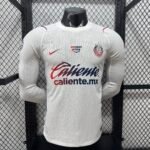 Player  Version 2026-2027 Chivas Away White Long sleeves Soccer Jersey AAA