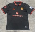 2026-2027 Manchester United Black Polo Soccer Jersey