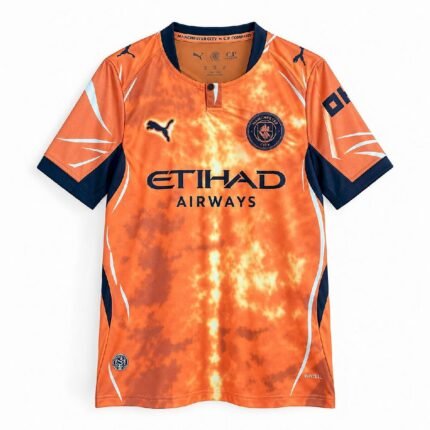 （S-4XL） 2026-2027 Manchester City Goalkeeper Orange Soccer Jersey AAA