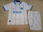 2026-2027 Napoli Away White kids/youth  Soccer uniform
