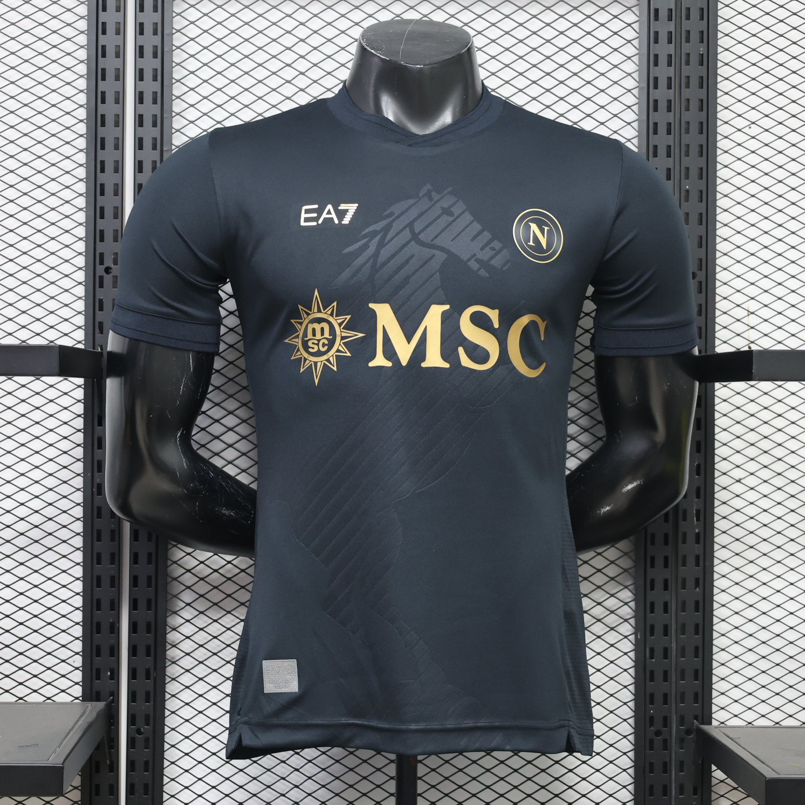 10557dac Player version 2026-2027 Napoli Black Soccer Soccer Jersey AAA - Image 1