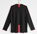 Retro version 2007-2008 Manchester United Away Black Long sleeves Soccer Jersey AAA - Image 2