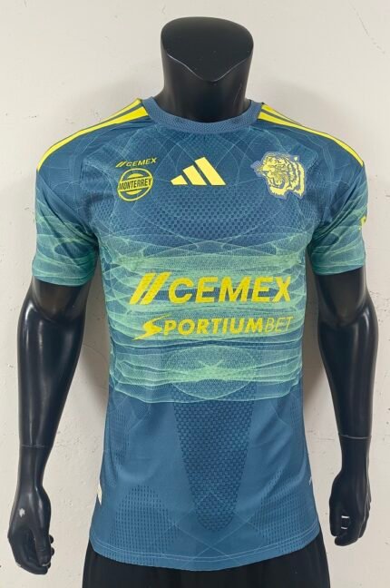 Player Version 26-27 Tigres UANL  4th Away Blue Soccer Jersey