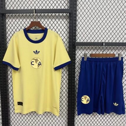 2026-2027 Club América Yellow Soccer Jersey Uniform