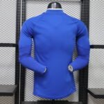 Player Version 26-27 Manchester United Blue Long sleeves Soccer Jersey AAA - Image 2