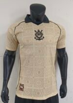 Player Version 2026-2027 Corinthians anniversary Apricot Thailand  Soccer Jersey AAA
