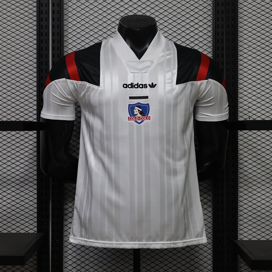 283056cf Player retro version 2026-27 Colo-Colo White Soccer Jersey AAA - Image 1