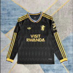 （S-4XL） 2026-2027 Aston Villa Away Black Soccer Long sleeves Jersey AAA