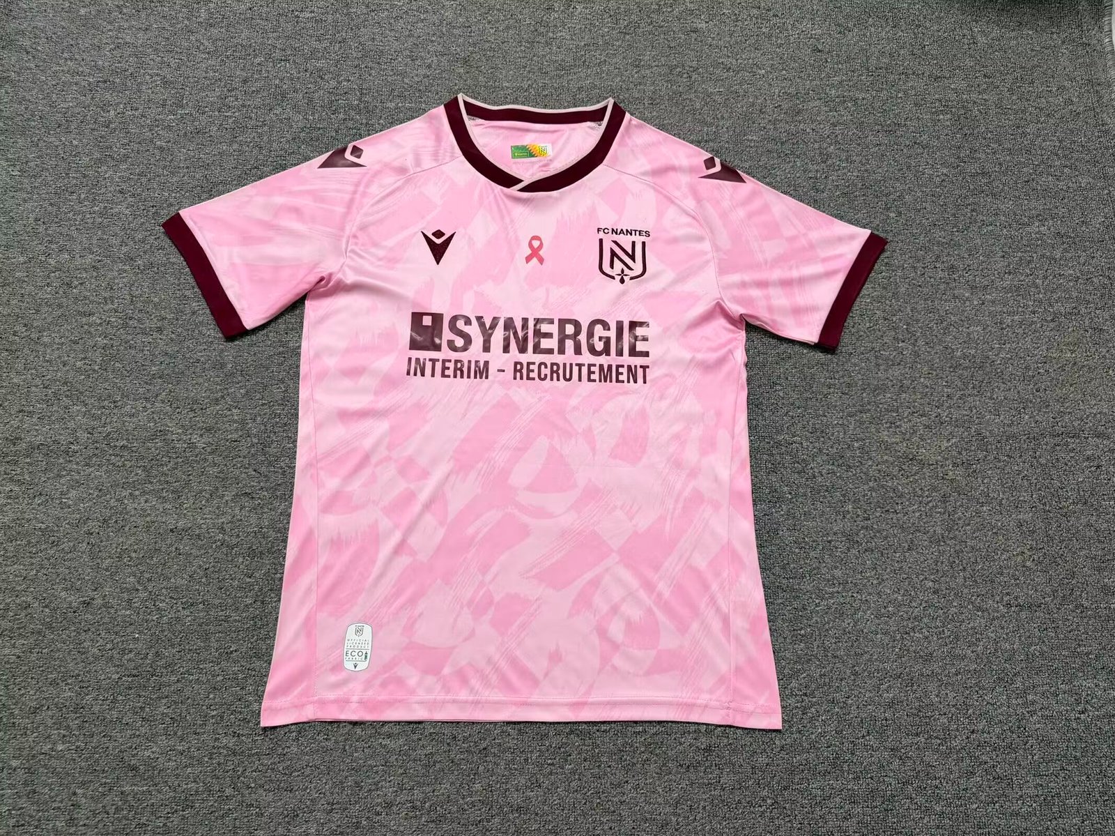 36118723 26-27 special edition Nantes Pink Soccer Jersey AAA - Image 1