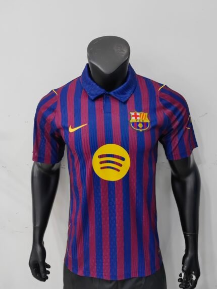 Player version 27-28 Barcelona Home Red Blue Soccer Jersey AAA