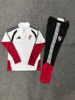 2026-27 River Plate White Soccer Tracksuit Uniform