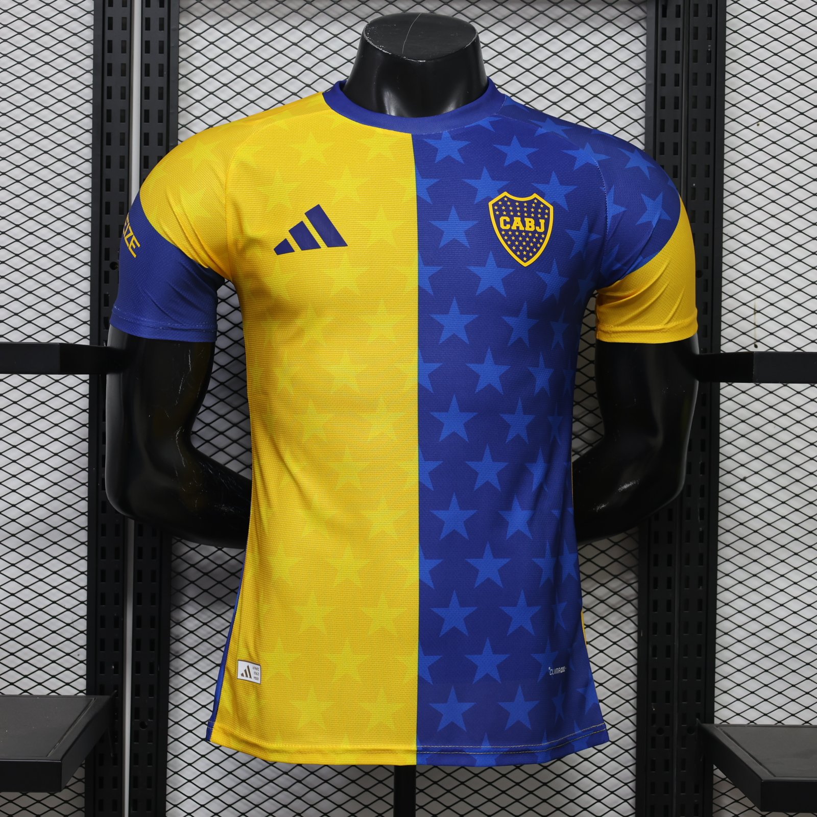 3adeff1b Player Version 2026-2027 Boca Juniors Blue Yellow Soccer Jersey AAA - Image 1