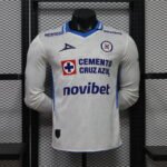 Player  Version 2026-2027 Cruz Azul Away White Long sleeves Soccer Jersey AAA