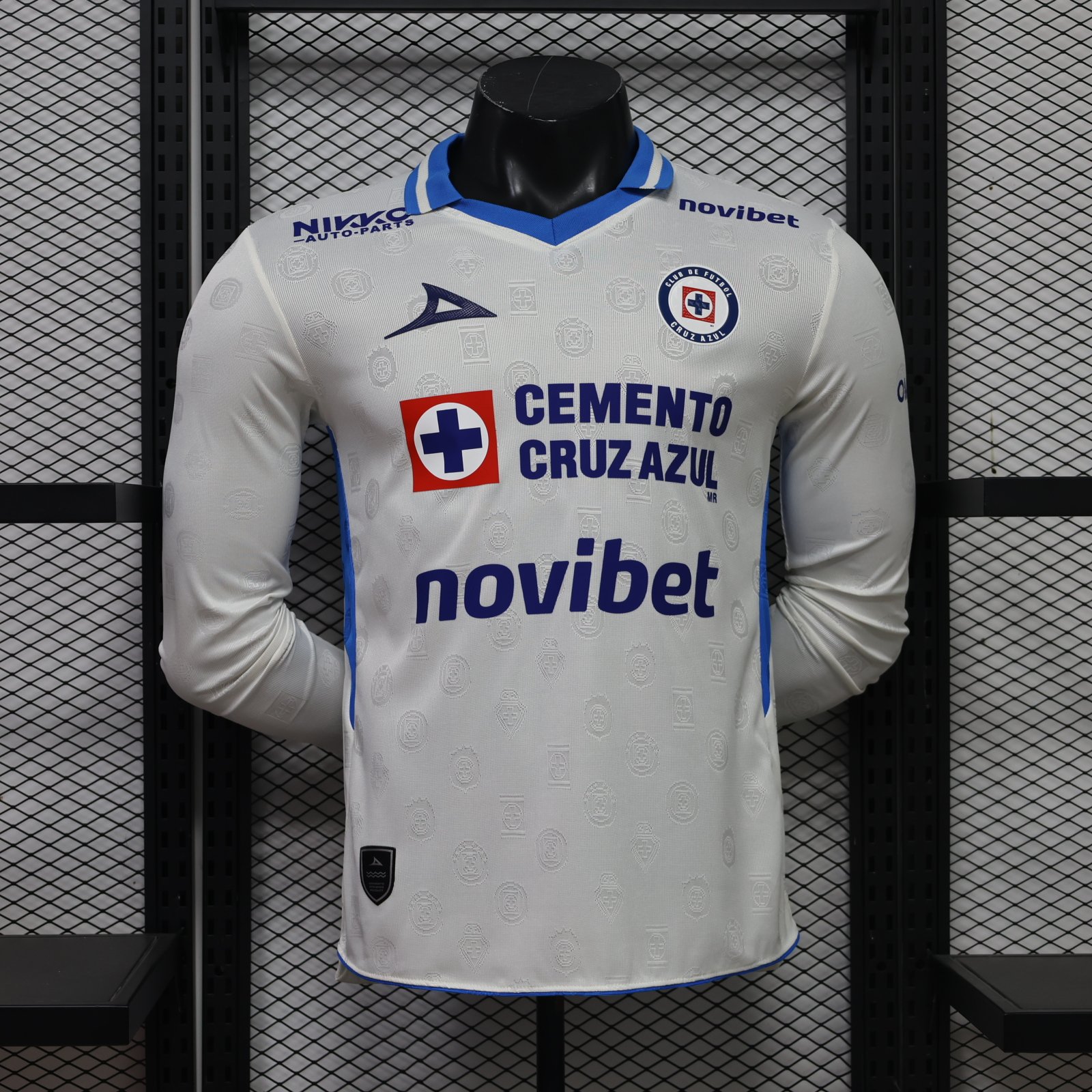 51a903da Player Version 2026-2027 Cruz Azul Away White Long sleeves Soccer Jersey AAA - Image 1