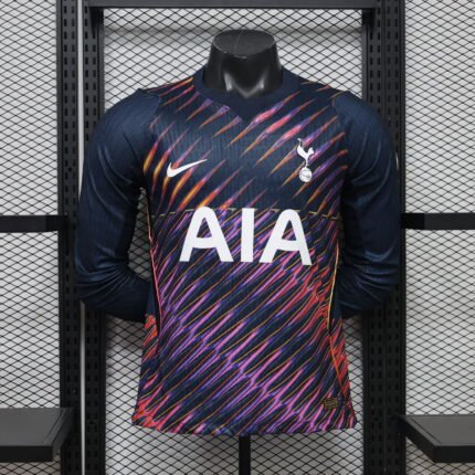 Player Version 2026-27 Tottenham Hotspur  Away Blue Long-sleeved  Soccer Jersey AAA