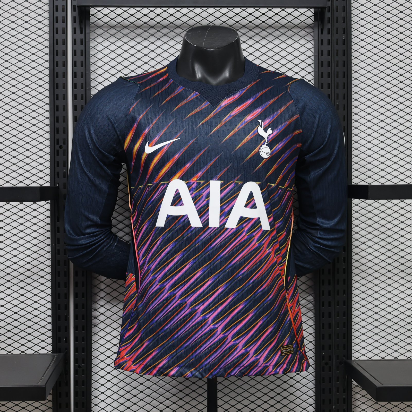 51d4c97f Player Version 2026-27 Tottenham Hotspur Away Blue Long-sleeved Soccer Jersey AAA - Image 1