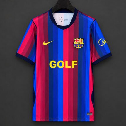 COLF advertise 2026-27 Barcelona Home Red Blue Soccer Jersey AAA