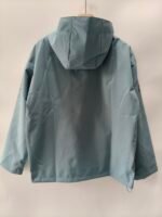 26-27 Brazil Light Blue Windbreaker  Soccer Jacket  with hat - Image 2
