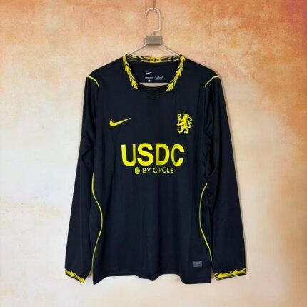 （S-4XL） 2026-2027 Chelsea Away Black Soccer Long sleeves Jersey AAA