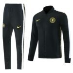 26-27 Chelsea Black Thailand Soccer Jacket Uniform