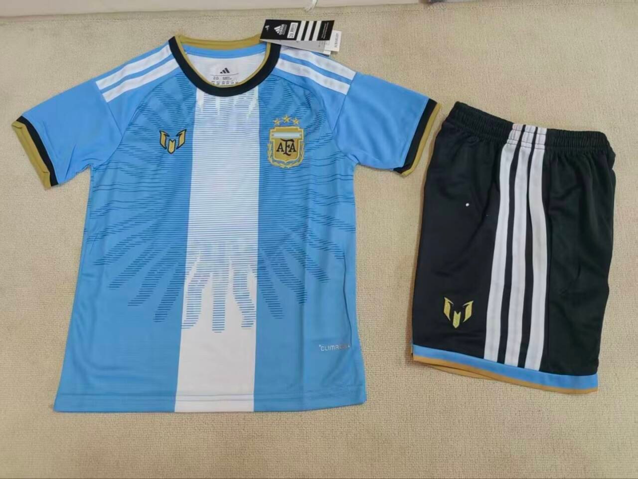6ebe301c 2026-2027 Argentina Blue Kids/Youth Soccer uniform - Image 1