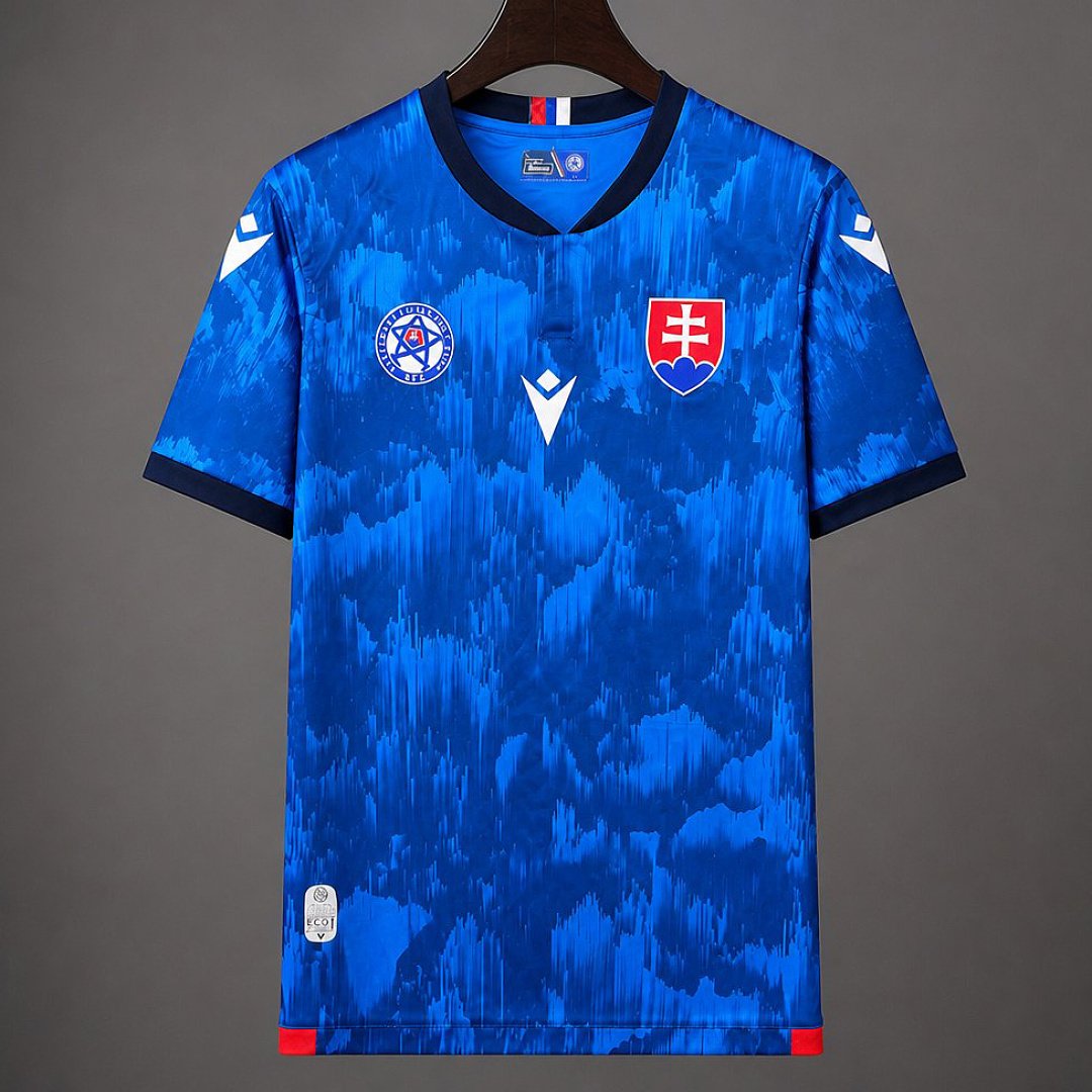 741a9295 2026-2027 Slovakia Home Blue Soccer Jersey AAA - Image 1
