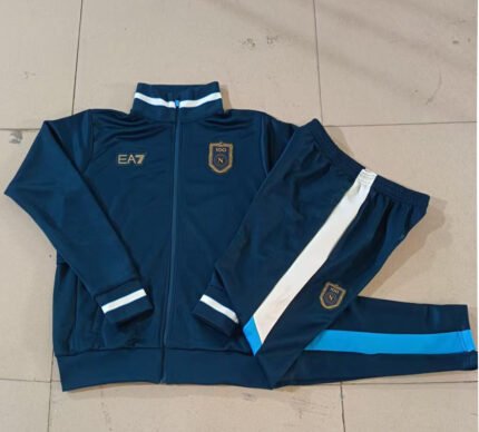 26-27 Napoli Blue Thailand Soccer Jacket Uniform
