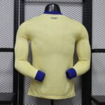 110th Anniversary Edition Player Version Club America Yellow  Long sleeves  Soccer Jersey AAA - Image 2