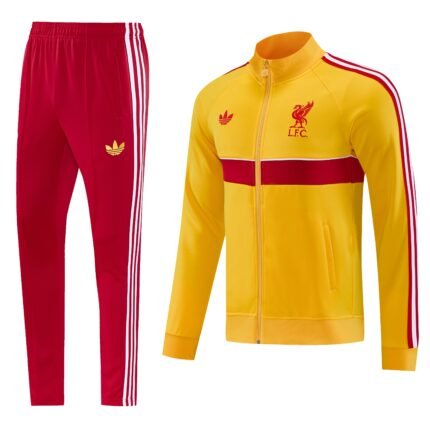 26-27 Liverpool Yellow Thailand Soccer Jacket Uniform