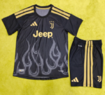2026-2027 Juventus 2nd Away Black kids/youth  Soccer uniform