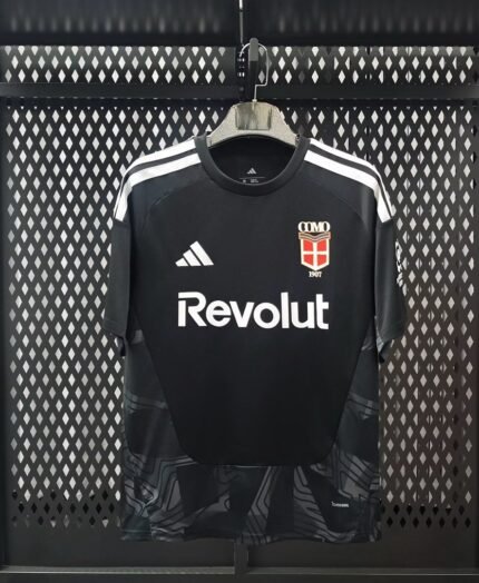 2026-2027 Como Second Away Black Soccer Jersey AAA