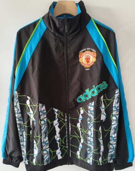 26-27 Manchester United Black Windbreaker  Soccer Jacket